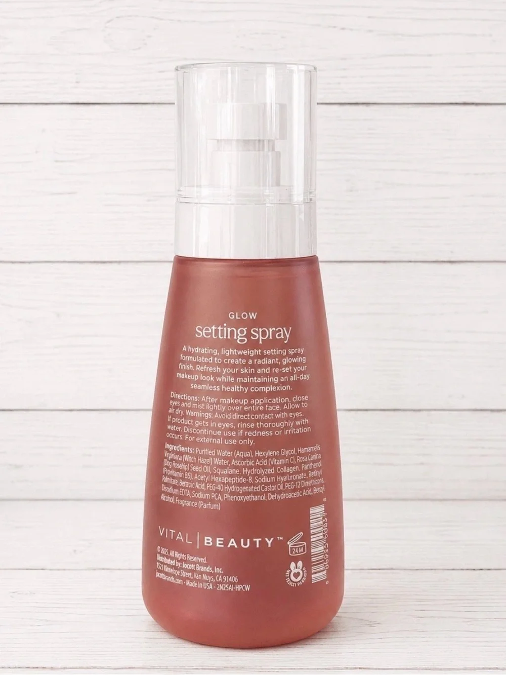 Glow Setting Spray — Rose Water & Hyaluronic Acid (Pink)